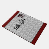 レトロのダイナー ドアマット (アングル)