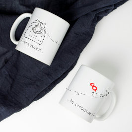 レトロのチャット：ヴィンテージ電話Nostalgia Mug コーヒーマグカップ