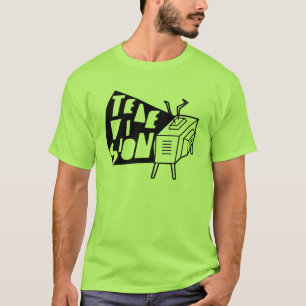 レトロのテレビのワイシャツ Tシャツ