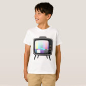 レトロのテレビ Tシャツ (正面フル)
