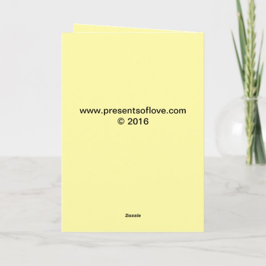 レトロのデイジーによっては幸せな第10記念日が開花します カード (裏面)