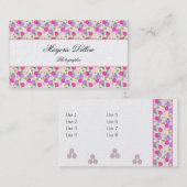 レトロのデザインの名刺やプロフィールカード 名刺 (正面/裏面)