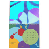 レトロのデザインカレンダー カレンダー (3月 2026)