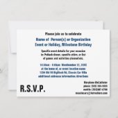 レトロのトラックはこの世界からあります 招待状 (裏面)