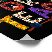 レトロのトリックまたは教え先生ハロウィーンの仮装男性 ポスター (角)