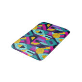 レトロのドードルポップ・アートの：幾何学的アート。 バスマット (アングル)