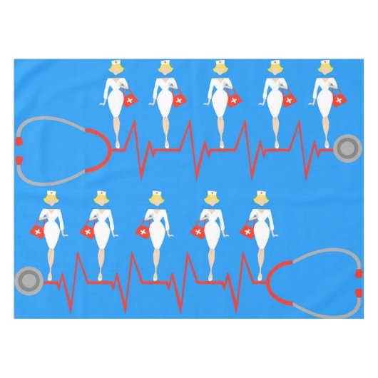 レトロのナースのテーブルクロス テーブルクロス (正面(横))