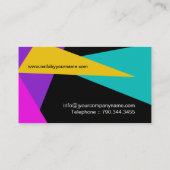 レトロのネイルアーティストの名刺 名刺 (裏面)