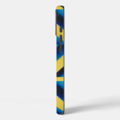 レトロのネオンはっきりした三角形 – 80s幾何学模様 Case-Mate iPhoneケース (裏面 / 左)