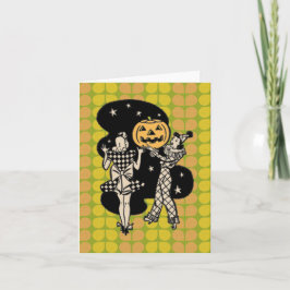 レトロのハロウィンLadlies カード