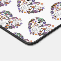 レトロのハロウィーン幽霊とローラブレード