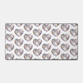 レトロのハロウィーン幽霊とローラブレード デスクマット (正面)