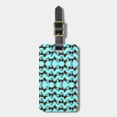 レトロのハワイのフラのダンスの荷物のバッグのラベル ラゲッジタグ (正面縦)