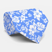 レトロのハワイのプリントのタイ-色の背景 ネクタイ (ロール)