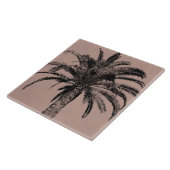 レトロのハワイのヤシの木-ヴィンテージのやしテンプレート タイル (側面)