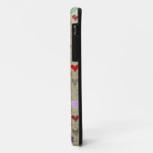 レトロのハート Case-Mate iPhoneケース (裏面/左)