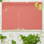 レトロのバレンタインの低俗なヴィンテージの子供 キッチンタオル (折り畳み)