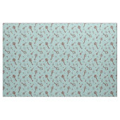 レトロのバレンタインの鍵 ファブリック (ファットクウォーター)