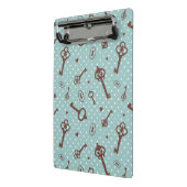 レトロのバレンタインの鍵 ミニクリップボード (アングル2)