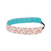 レトロのバレンタインデーパターン アスレチックヘッドバンド (右)