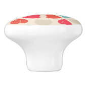 レトロのバレンタインデーパターン セラミックノブ (側面)