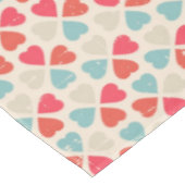 レトロのバレンタインデーパターン テーブルクロス (アングル)