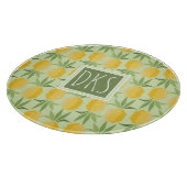 レトロのパイナップル|モノグラム カッティングボード (角)