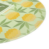 レトロのパイナップル|モノグラム カッティングボード (角)