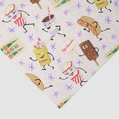 レトロのパディングスナックみんなでパーティーに行こう 薄葉紙 (詳細)