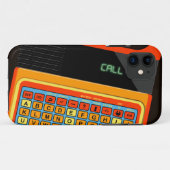 レトロのビデオゲームは綴りのテキサス・インスツルメントのvinを話します Case-Mate iPhoneケース (裏面(横))