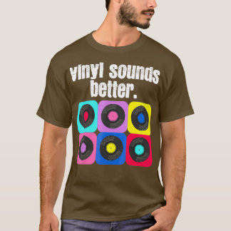 レトロのビニール音より良い音楽1980 80's Boombo V Tシャツ