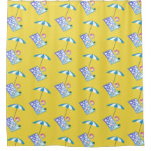 レトロのビーチボールのカニタオルの傘のカスタムの黄色