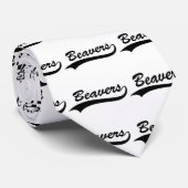 レトロのビーバー ネクタイ (ロール)