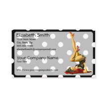 レトロのピンナップの女の子V4