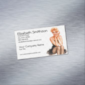 レトロのピンナップ マグネット名刺 (インサイチュ)