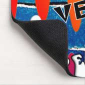 レトロのピースマークを想像して下さい マウスパッド (コーナー)