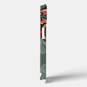 レトロのファンキーな芸術の抽象芸術のフラワーパワーの電話箱 Case-Mate iPhoneケース (裏面 / 右)