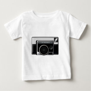 レトロのフィルムのカメラ ベビーTシャツ