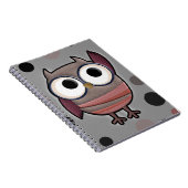 レトロのフクロウ ノートブック (右側)