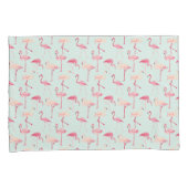 レトロのフラミンゴパターン 枕カバー (正面右)