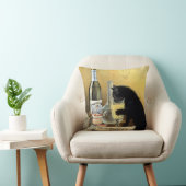 レトロのフランスのなポスター"アブサンブルジョア" クッション (椅子)