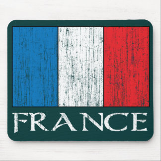レトロのフランスの旗のmousepad マウスパッド