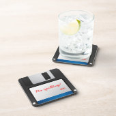 レトロのフロッピー・ディスクコースター コースター (右側)