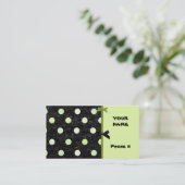 レトロのプロフィールや名刺 名刺 (スタンド正面)