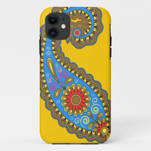 レトロのペイズリー Case-Mate iPhoneケース (裏面)