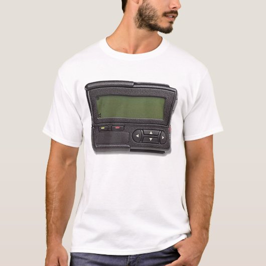 レトロのポケベルのTシャツ Tシャツ (正面)