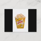 レトロのポップコーン-色 名刺 (裏面)
