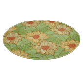 レトロのマグノリアパターン カッティングボード (角)