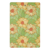 レトロのマグノリアパターン ミニクリップボード (裏面)