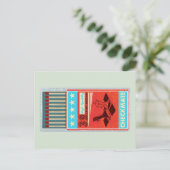 レトロのマッチアーポップ・アートのト ポストカード (スタンド正面)